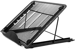 Foldable Laptop Tablet Stand 6 Level Height Adjustment Multi-Function Efficient Heat Dissipation Portable Desk