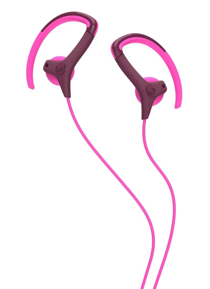 Skullcandy SCS4CHHZ-449 Chops 2015 Bud Hanger In-Ear Sports Headphone - Plum/Pink