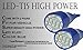 x2 White T10 168 920 921 5 LED Super Bright 1-SMD LED Parking Light Bulbs K#48