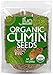 Jiva USDA Organic Cumin Seeds Whole 7oz - Packaged in Resealable Bag