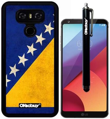 G6 Case, Bosnian Flag Case, OkSoBuy(R) Ultra Thin Soft Silicone Case for LG G6 - Bosnian Flag