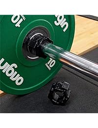 Top Go Olympic Barbell Clamp Collar Quick Release Pair of Locking 2 Inches Professional Weight Bar Plate Locks Collar Clips for Workout Weightlifting Fitness Training
