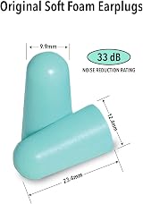 Mack's Original Ear Plugs 10 Pair Mint Green NRR 29dB Soft Foam view 2