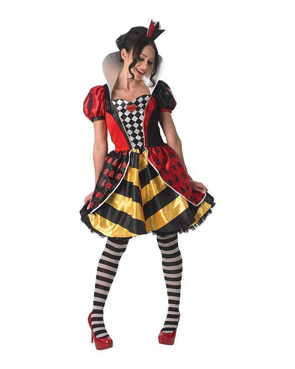 Rubie's Official Disney Alice in Wonderland Red Queen Ladies Costume, Adult Fancy Dress - Medium