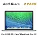 2 Pack Anti Glare Screen Protector Compatible MacBook Pro 15