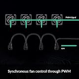 ARCTIC 4-Pin PWM Fan Splitter PST Extension Cable 700mm Black view 4