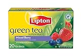 Lipton Green Tea Superfruit, Mixed Berry 20 ct