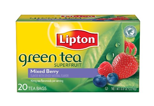 Lipton Green Tea Superfruit, Mixed Berry 20 ct