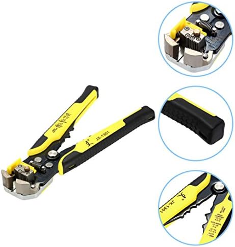 Gorgii Automatic Wire Stripper Crimping Pliers Multifunctional Terminal Tool Cutter (Yellow)