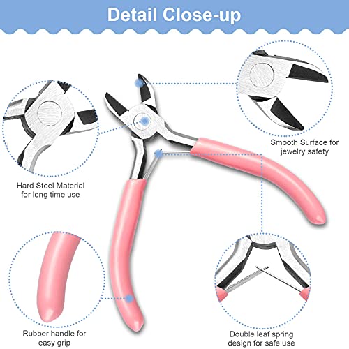 Svalor Jewelry Pliers 3 Pliers Jewelry Making Tools with Ring Opener for Jewelry Cutting