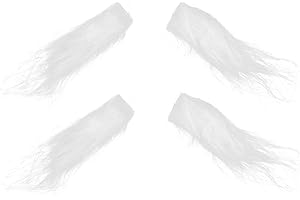 PARTYKINDOM 2PCS Fake Eyebrows Self Adhesive Kit, Santa Claus Eyebrows Fake Eyebrow Facial Hair Props for Christmas Thanksgiving Birthday Halloween Masquerade Party Costume Supplies