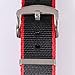 PBCODE Seat Belt Nylon Strap Heavy Duty Military Watch Band Replacement Watch Straps 22mm Black Red