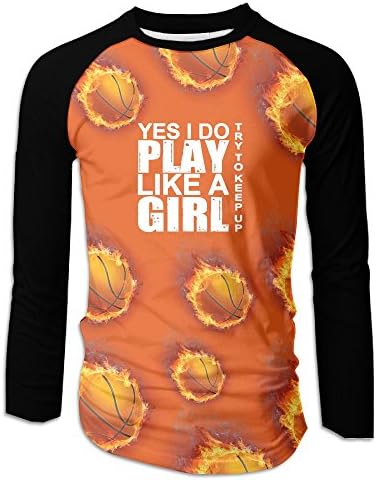 Yes I Do Play Like A Girlâ  1 Men's Baseball T-Shirt Black