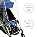 P&P Baby Stroller Rain Cover - Best for Umbrella Strollers. Universal fit | Protection for All Conditions - Snow, Dust, Wind, Mosquito | Transparent Big Window with Ventilation, Premium Quality