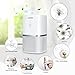 LANTARK 5 in 1 Air Purifier with Ture HEPA Filter Air Cleaner Filtration for Allergies, Pets, Smokers, Eliminates Dust, Mold Spores, Odors, Pollen, Germs, Pets Dander, PM2.5. Desktop Air Cleaner