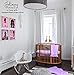 Set of 4 Art Prints for Girls Room African American Artwork Pink Purple Wall Art Posters for Child's Bedroom or Nursery 8x10 Dark skin Black Hair Girl