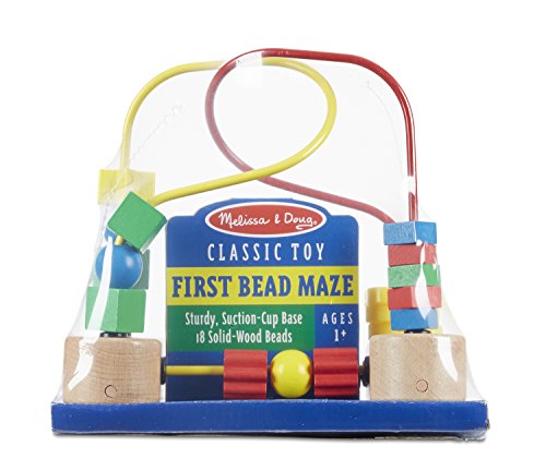 Melissa & Doug First Bead Maze - Wooden Educational Toy