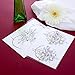 BBTO Set of 6 Face Gems Stickers Breast Body Jewelry Stickers Crystal Nipple Tattoo Stickers for Festival Rhinestone Decorations