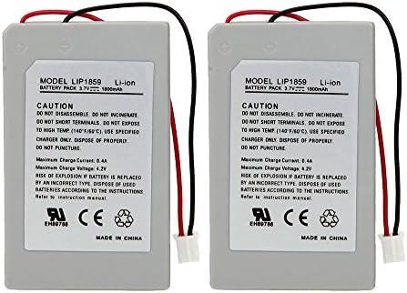2x Rechargeable Battery for PS4 Controller 1000mAh Replacement &amp; Charging Cable