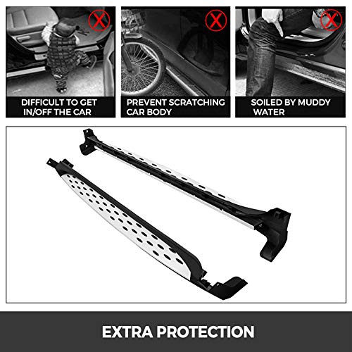 Mophorn Side Steps for Kia Sportage 20172018 Running Boards Nerf Bars