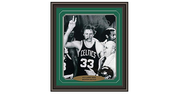 larry bird signed jersey framed