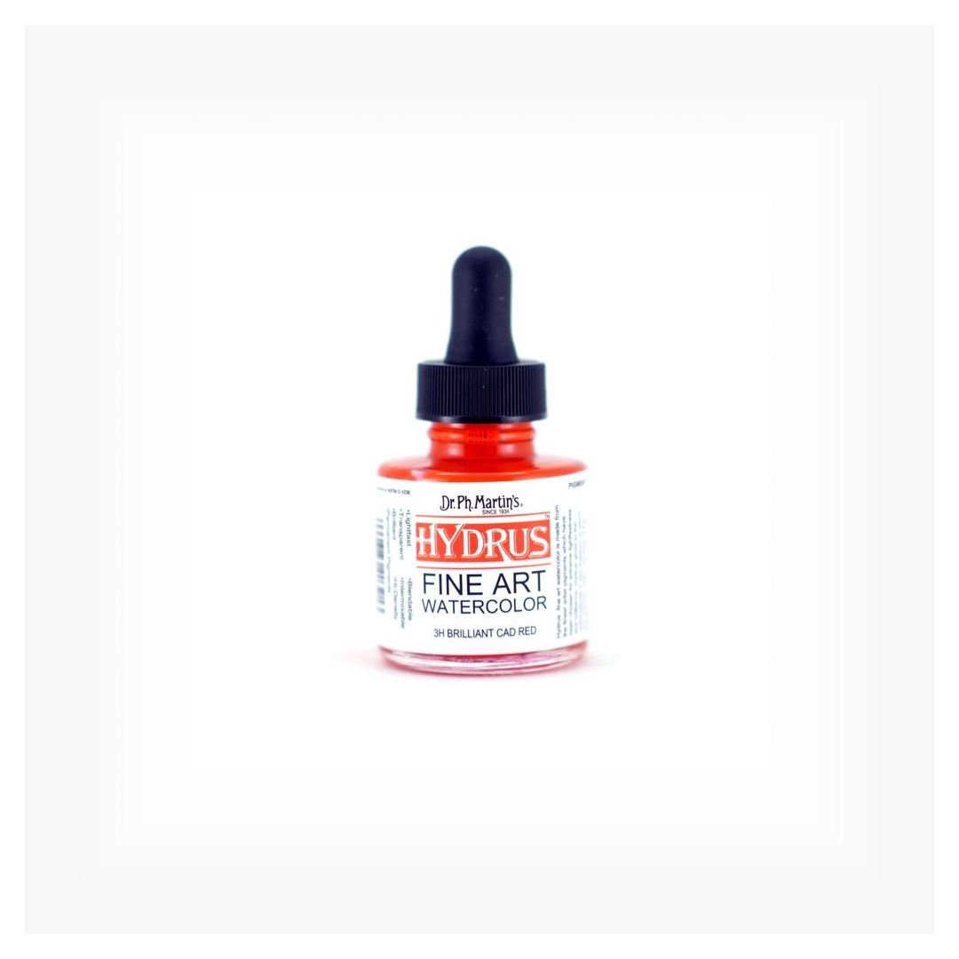 Hydrus Liquid Watercolour 15ml (1/2oz) Brilliant Cadmium Red