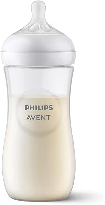 Avent Biberon Natural Response - Biberon da 330 ml, senza BPA, per neonati da 6 mesi in su (modello SCY906/01)
