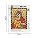 5D Diamond Painting, Staron Religious Cross Stitch Kit 5D Diamond Embroidery Painting Accessories Set DIY Art Craft Wall Decor (C)