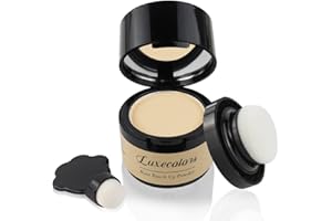 Luxecolors Hair Concealer and Eyebrows Powder for Women: Thinning Hair, Bald Spots, Gray Coverage and Hairline Touch Up (Light Blonde)