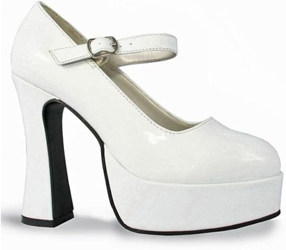 white patent mary jane shoes