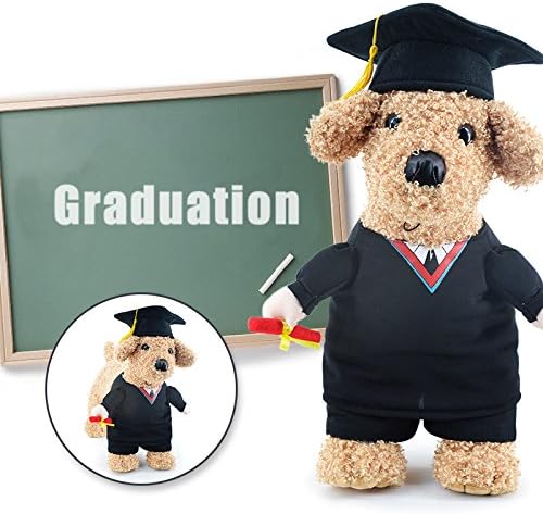 KOJIMA Design-New Funny Cute Bachelor's Gown Cosplay Clothes Coat for Dog Puppy (Size 5)
