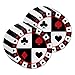 Casino Card Night Birthday Party Supplies Set Plates Napkins Cups Tableware Kit for 16