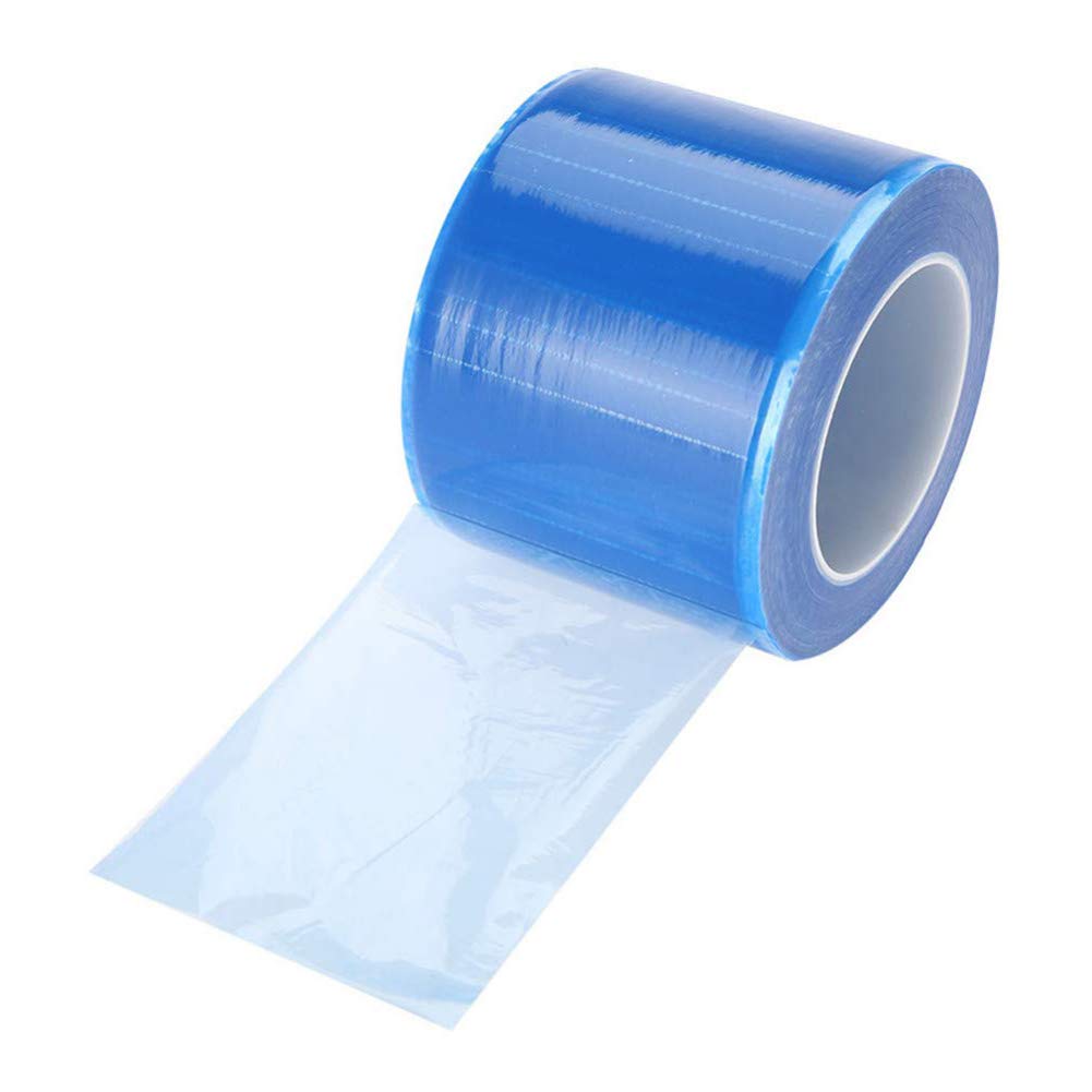 Calayu Disposable Tattoo Protective Film, 1200 Sheets/Roll Thick PE Film Barrier Tape Skin Protection Pad for Tattooed Skin