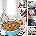 DeaLott Crate Dog Bowl, Removable Stainless Steel Coop Cup Hanging Pet Cage Bowl Large Water Food Feeder for Dogs Cats Rabbits,Birds-Blue