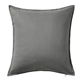 Ikea Gurli Solid Gray Throw Pillow Cover Cushion Sleeve NEW 20 X 20