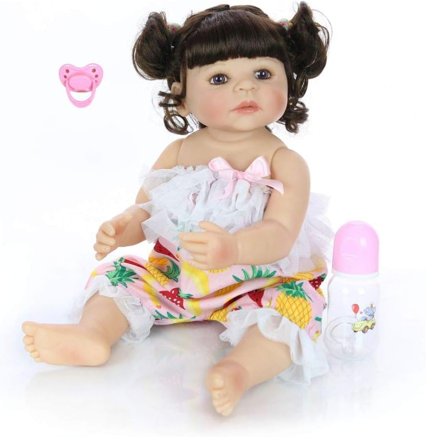 Prezzo ZBYY Reborn Baby Doll Rinato Bambino Bambola Vinyl Molle del Simulazione Silicone Realistico Ragazza 21pollici 55Centimetri Offerte