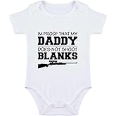 SproutJoy Hi Daddy Bodysuit for Baby Hello Daddy Pregnancy Announcement for Husband I Love Daddys Baby Romper