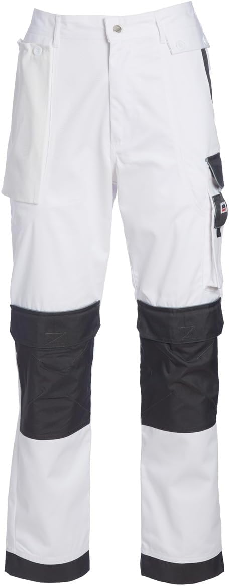 ProDec Advance Painter's Trousers 36W 31L White Stain-Resistant