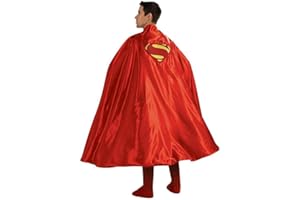 RUBIES Rubie's Costume Deluxe Adult Cape with Embroidered Superman Logo