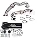 Exhaust Up Pipe and EGR Valve Kit - Fits Ford 6.4L 6.4 2008-2010 Powerstroke Engines - DK Engine Parts (Up Pipe With EGR Valve Kit)