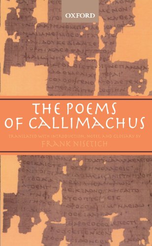 The Poems of Callimachus