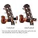 Neboic 2Pack Guitar Wall Mount, Auto Lock Guitar Wall Hanger, Hard Wood Base in Guitar Shape Guitar Hook, Guitar Holder, Acoustic, Electric, Classical, Bass Guitar Stand, Guitar Accessories (Cherry)