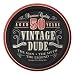Creative Converting 8 Count Vintage Dude 50th Birthday Round Dessert Plates - 411567 primary