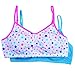 Fruit of the Loom Girls' Bra with Removable Cookies, 2-Pack