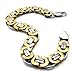 KONOV Jewelry Stainless Steel Men's Bracelet, 8.6 Inches