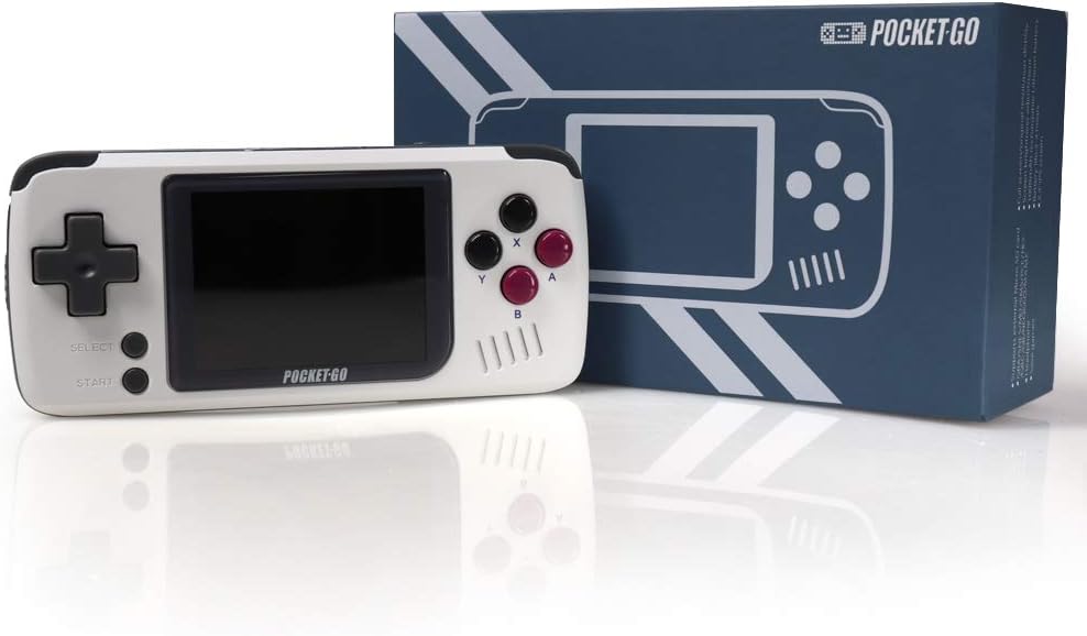 Game Console, Pocketgo, Video Game Console Retro Handheld, 2.4Inch Screen Portable Children Game Players with Memory Card,32GB