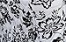 YUSHENGSM 50s Halter Flock Tattoo Prom Party Cocktail White Dress