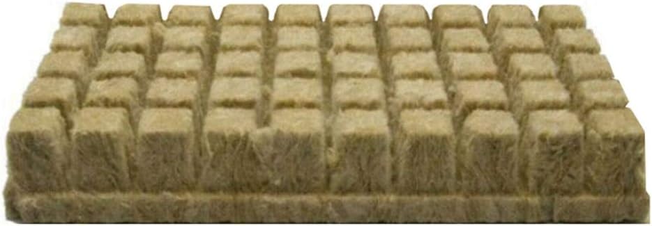 runnerequipment Rockwool seed cube Sheet for Hydroponic Propagation Cloning Seed Raising 9.849.8415.75in
