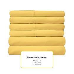 Twin Size Bed Sheets - 4 Piece 1500 Supreme