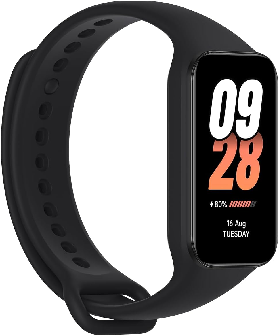XIAOMI Smart Band 8 Active Black Fitness Tracker 1.47 inch TFT 14 Day HR SpO2